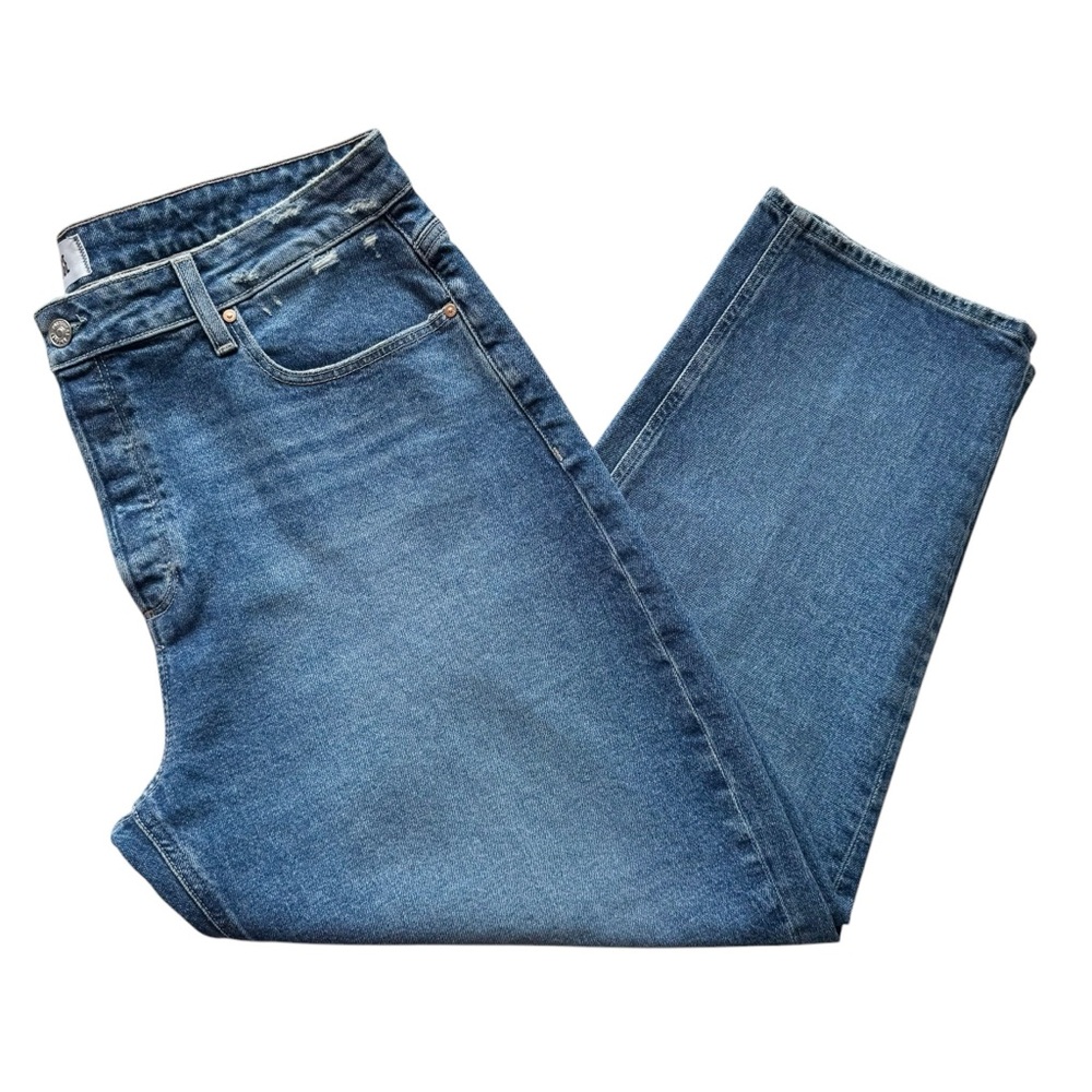 Paige Alexis Barrel Leg Jeans in Le Club | 33 NWT - Picture 10 of 14